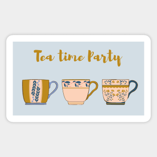 Tea Time Party Sticker